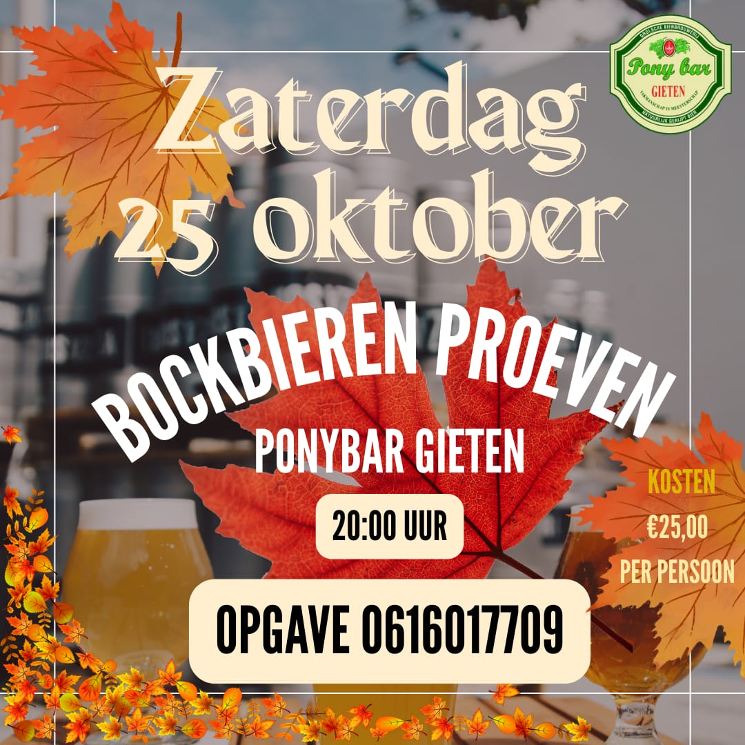 Bockbier proeverij @ Ponybar